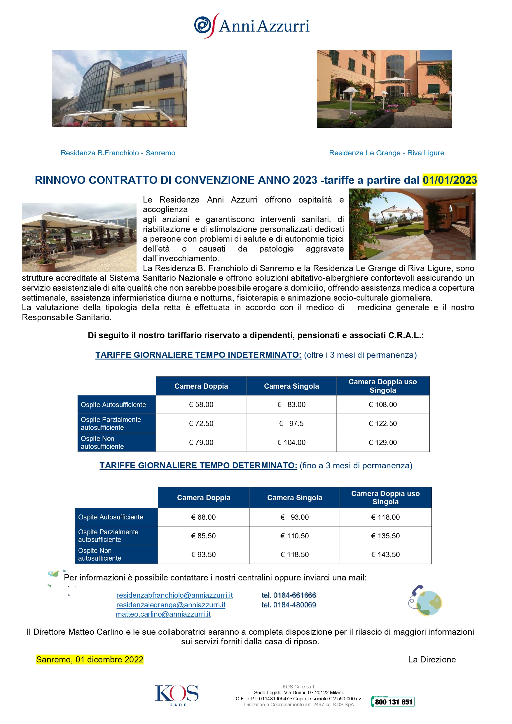 Convenzione Anni Azzurri